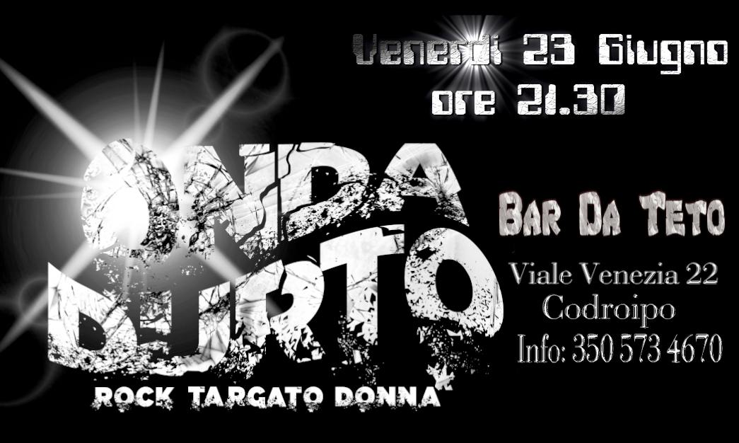 Ondadurto Live @Bar Da Teto - EventiFVG.it