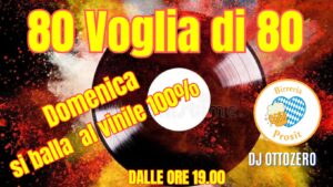 🎉 80 Voglia di 80 📀 SI BALLA AL VINILE!!! 🎉