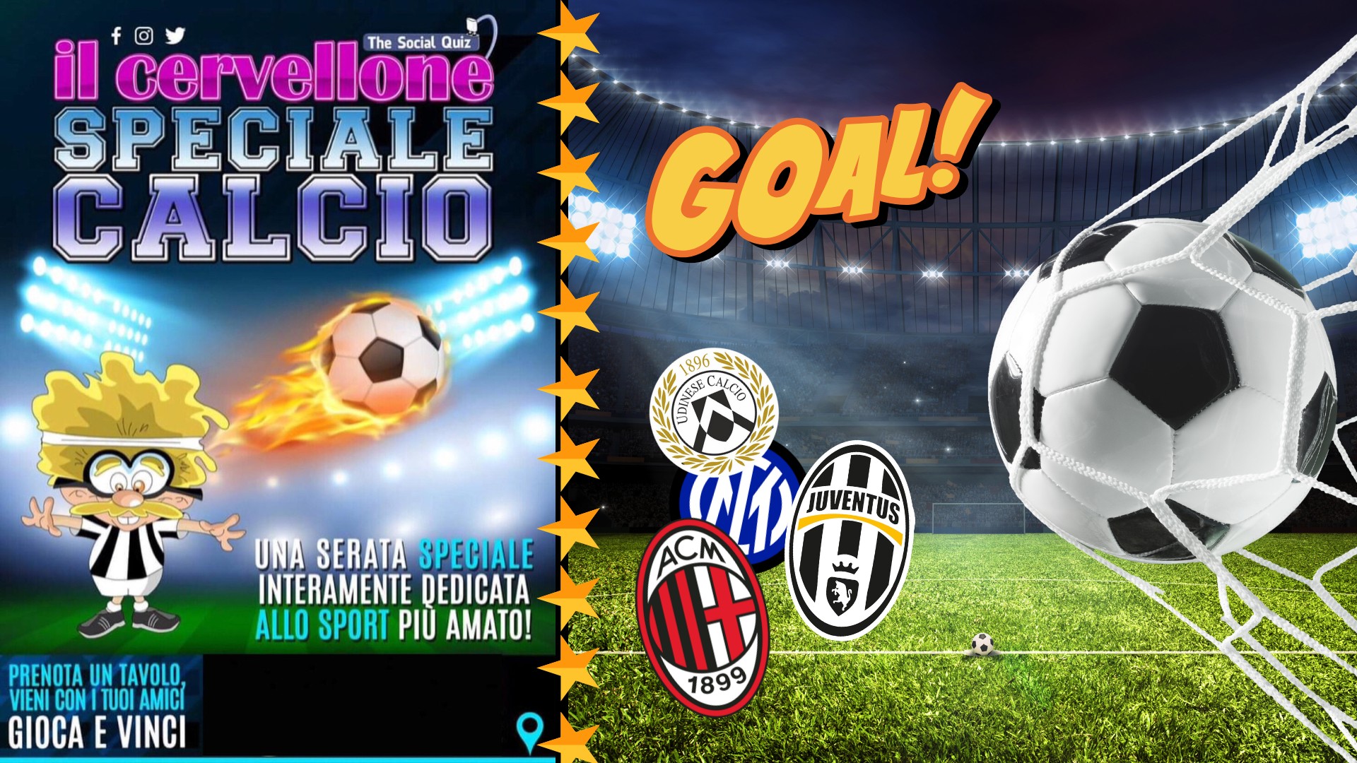 A TUTTO GOAL ⚽️ il Cervellone Gioco Quiz - A TUTTO GOAL ⚽️ il Cervellone Gioco Quiz - EventiFVG.it