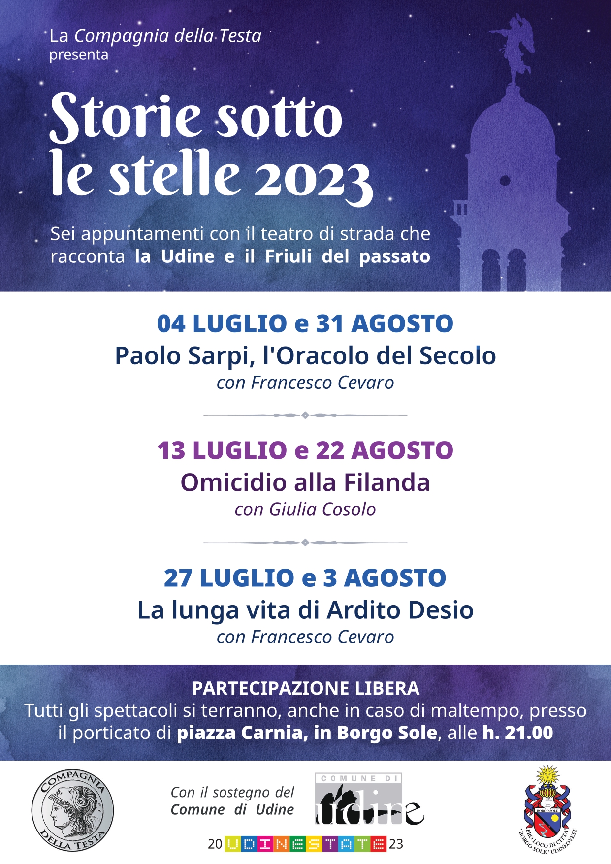 Storie sotto le Stelle 2023 - Storie sotto le Stelle 2023 - EventiFVG.it