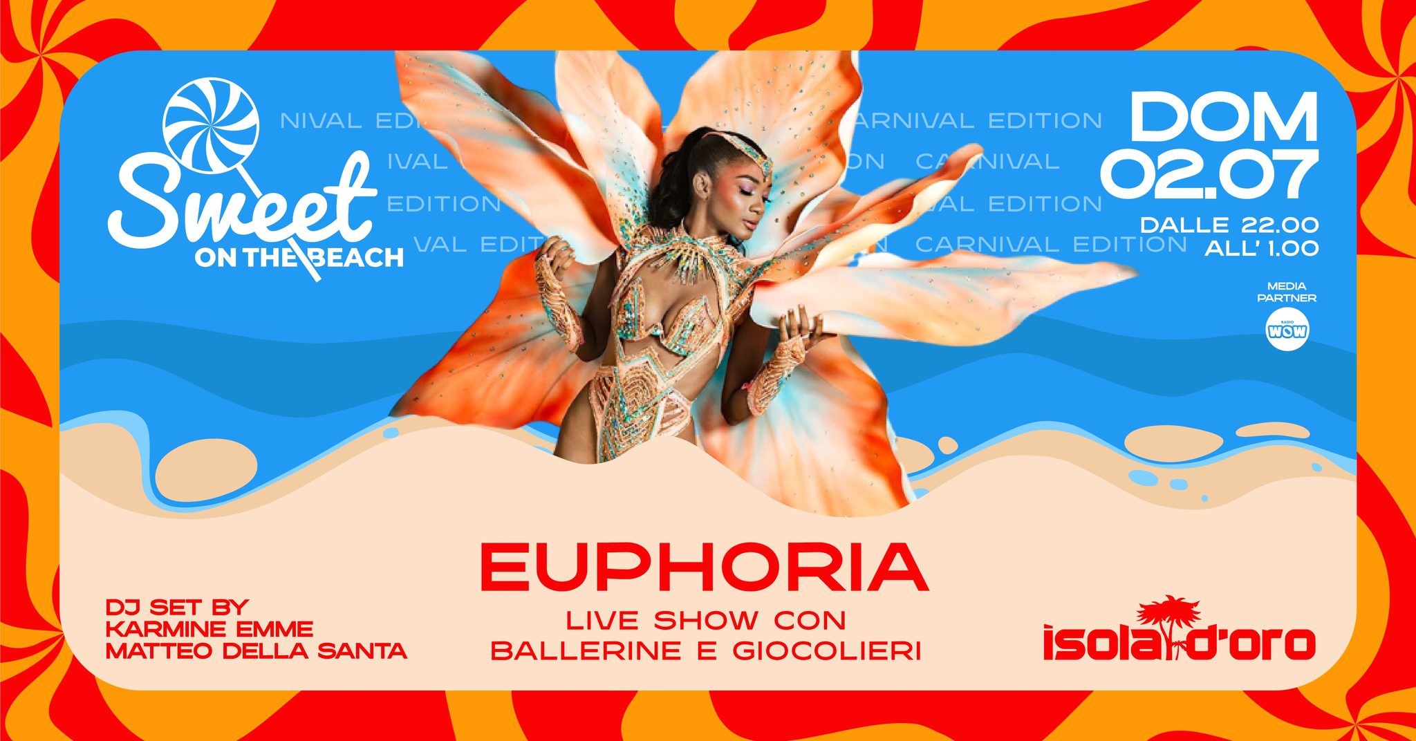 Sweet On The Beach | EUPHORIA | Isola d’Oro - Sweet On The Beach | EUPHORIA | Isola d’Oro - EventiFVG.it