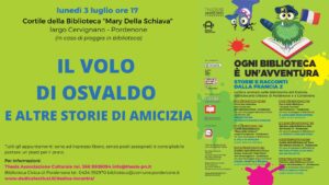 Ogni biblioteca è un’avventura – IL VOLO DI OSVALDO E ALTRE STORIE DI AMICIZIA