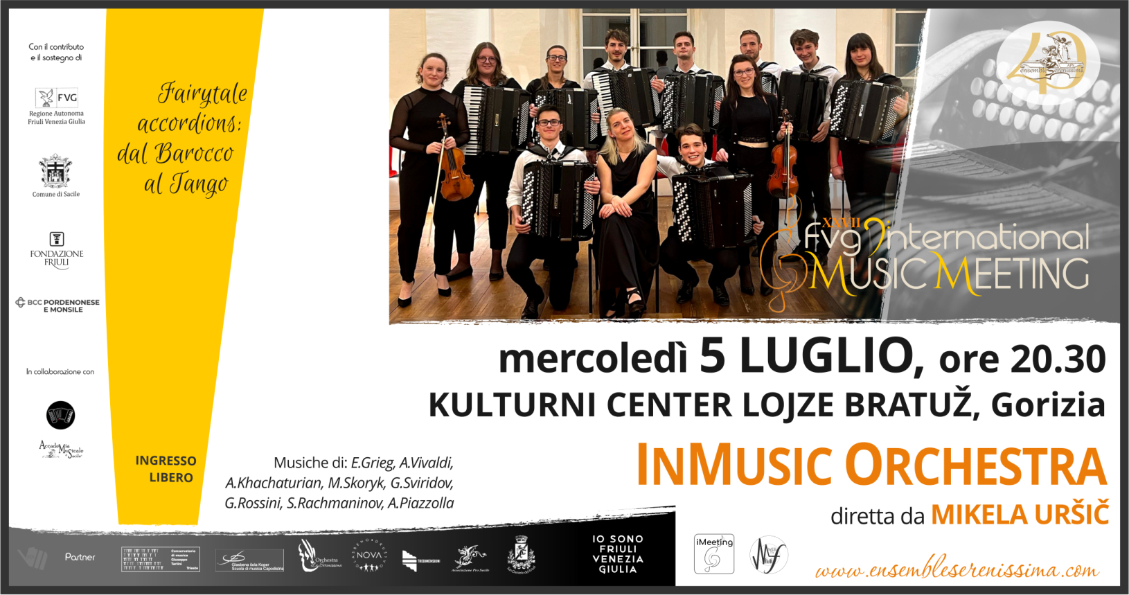 Fairytale accordions: dal Barocco al Tango - EventiFVG.it