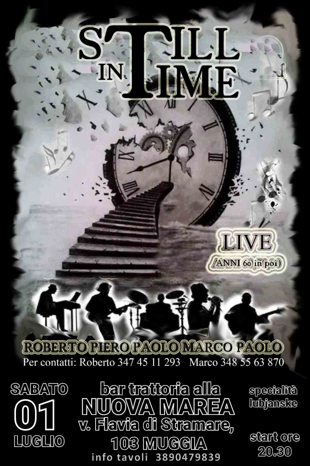 Still in Time live @ Trattoria Nuova Marea da Orgesa - EventiFVG.it