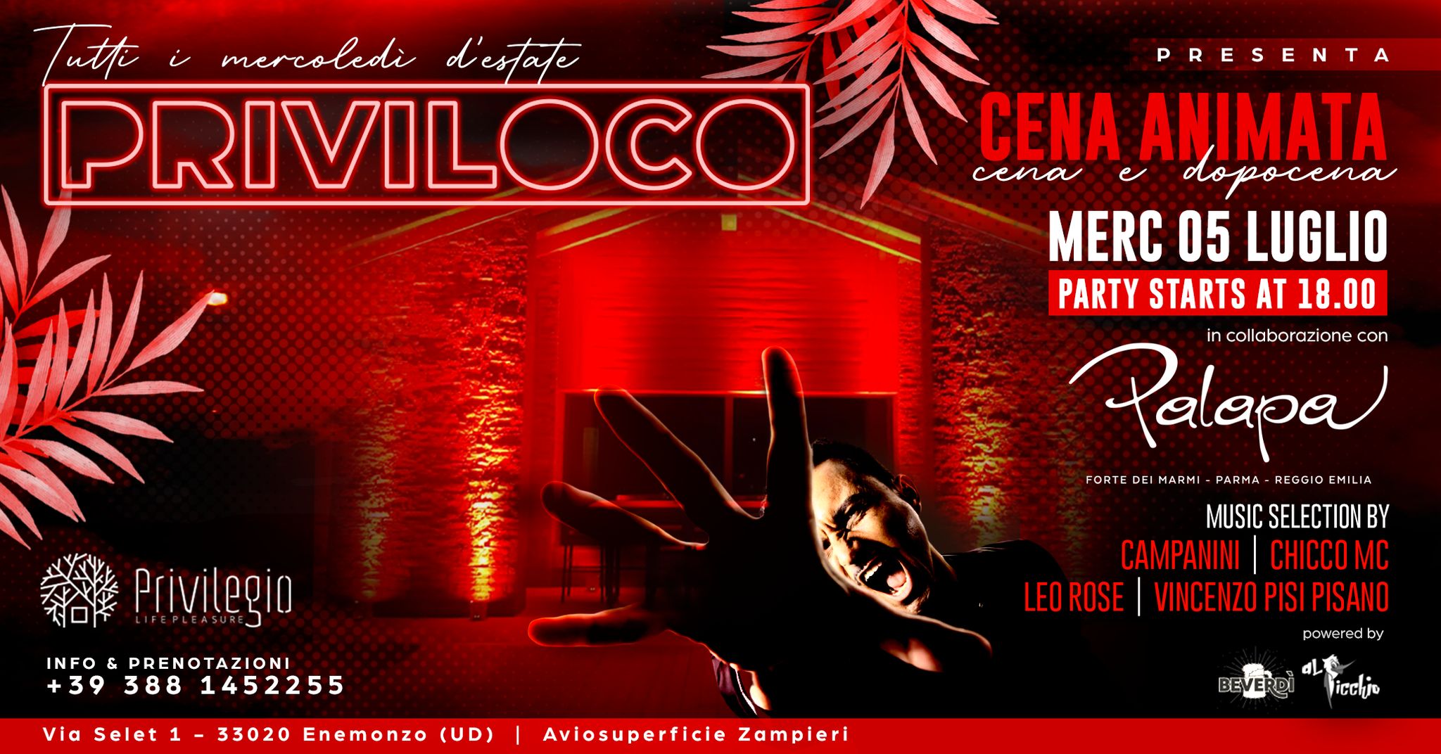 PRIVILOCO - Cena Animata con il PALAPA - 05.07.23 - EventiFVG.it