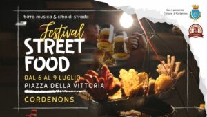 CORDENONS DAL 6 AL 9 LUGLIO: CIBO DI STRADA MUSICA DAL VIVO E BIRRA
