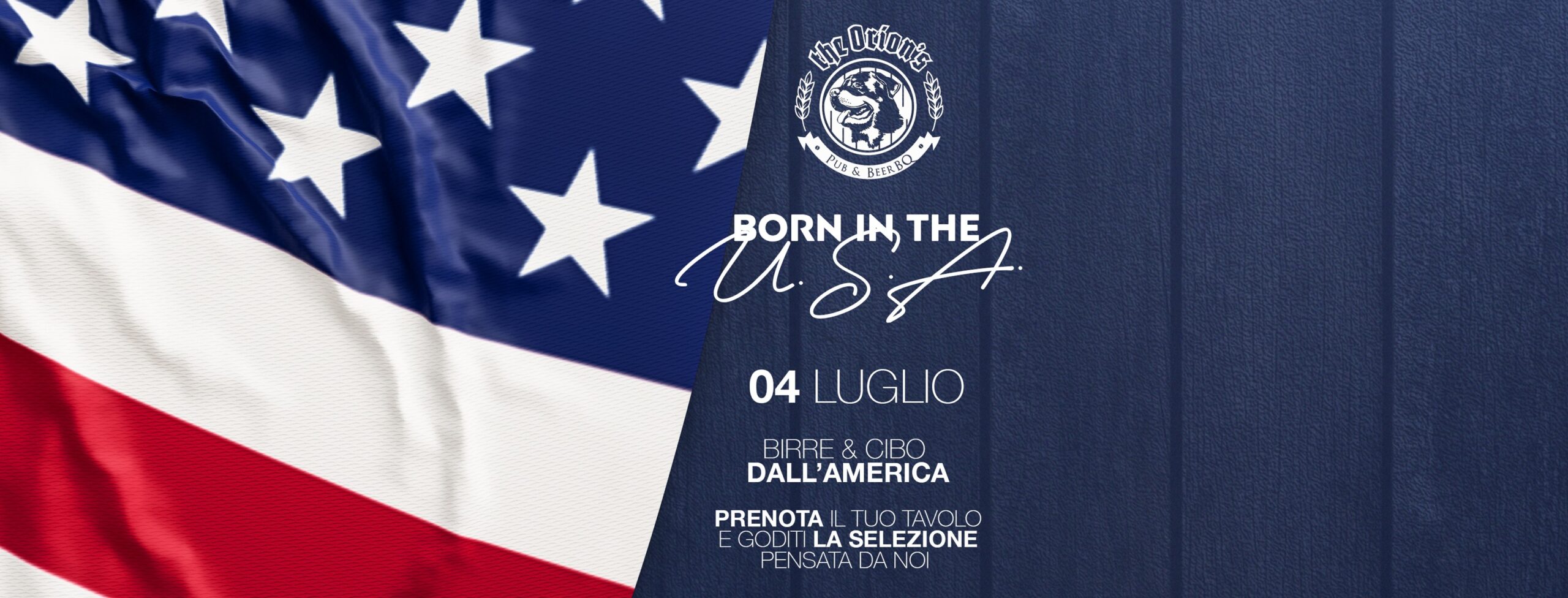 Born in the USA al The Orion’s - Pub & Beer BQ - Sevegliano - Udine - Born in the USA al The Orion’s - Pub & Beer BQ - Sevegliano - Udine - EventiFVG.it