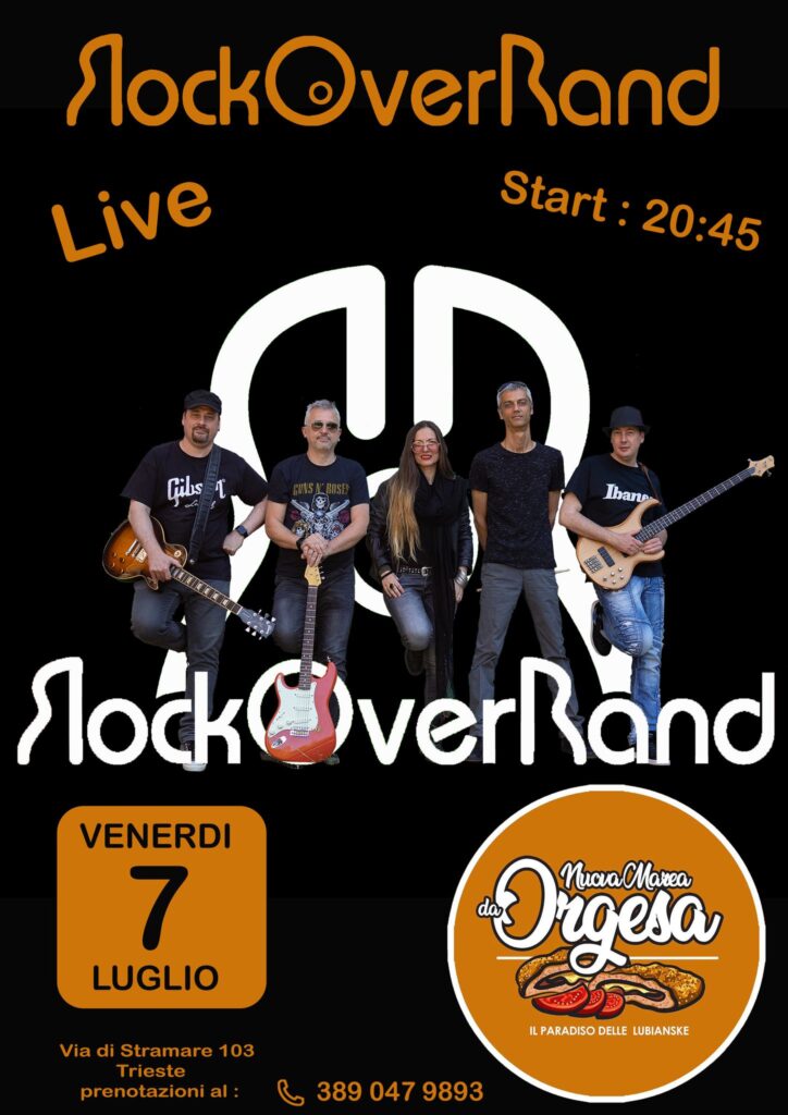 Rockoverband Live @ Nuova Marea da Orgesa - EventiFVG.it