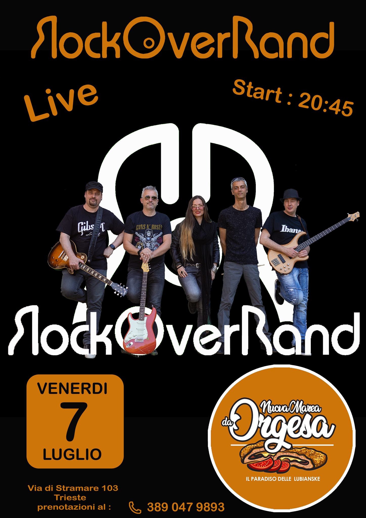 Rockoverband Live @ Nuova Marea da Orgesa - EventiFVG.it