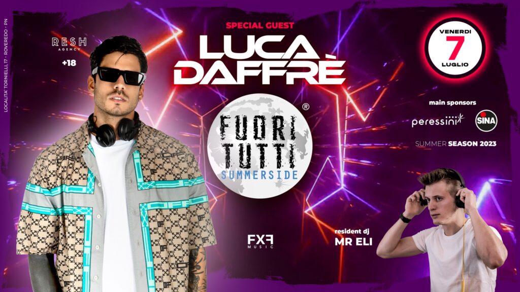 FUORI TUTTI • w/ LUCA DAFFRÈ - FUORI TUTTI • w/ LUCA DAFFRÈ - EventiFVG.it