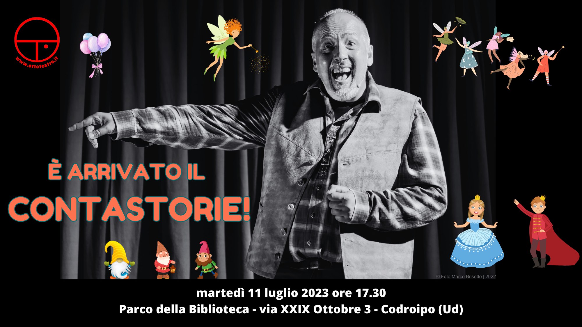 A Codroipo Ortoteatro presenta È ARRIVATO IL CONTASTORIE - EventiFVG.it