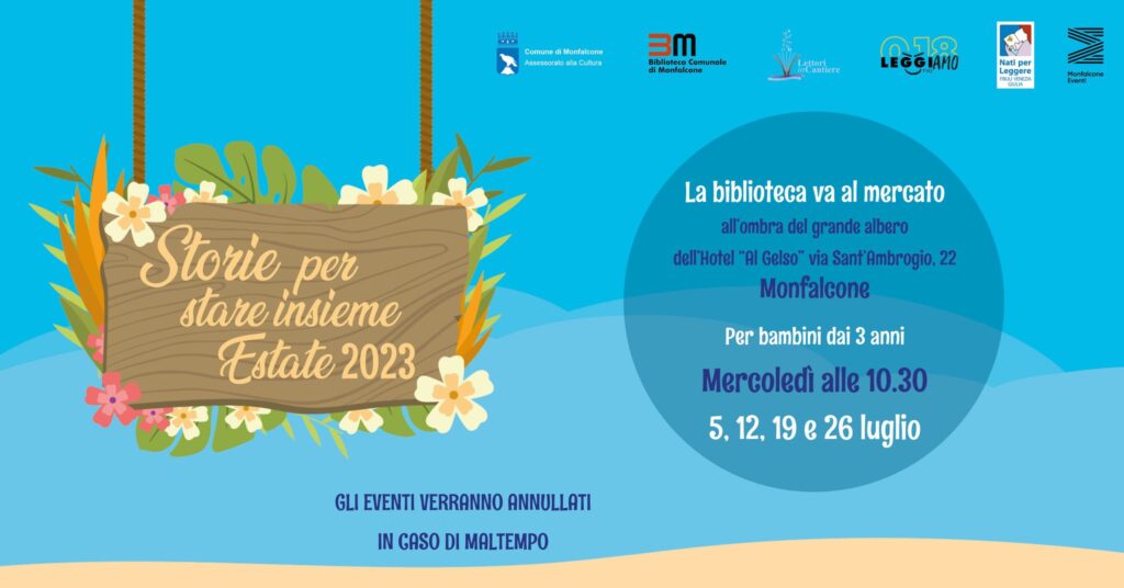 Storie per stare insieme - La biblioteca va al mercato - Storie per stare insieme - La biblioteca va al mercato - EventiFVG.it