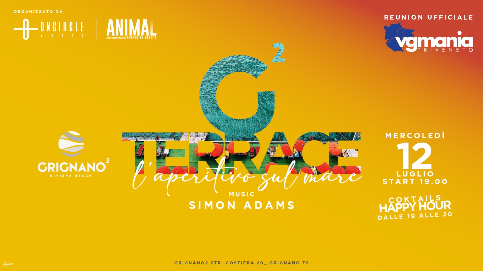 G2 TERRACE Aperitivo Sul Mare #1 - EventiFVG.it