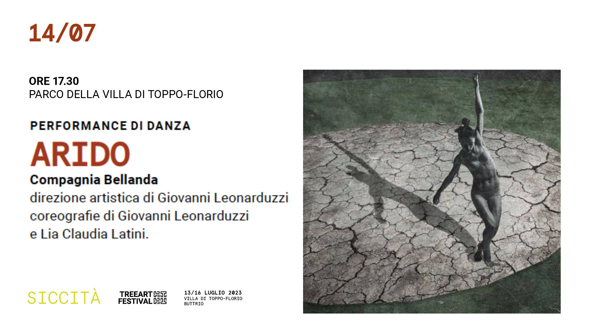 ARIDO | Performance di danza della Compagnia Bellanda - EventiFVG.it
