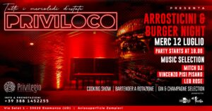 PRIVILOCO – Arrosticini & Burger Night 12.07.23