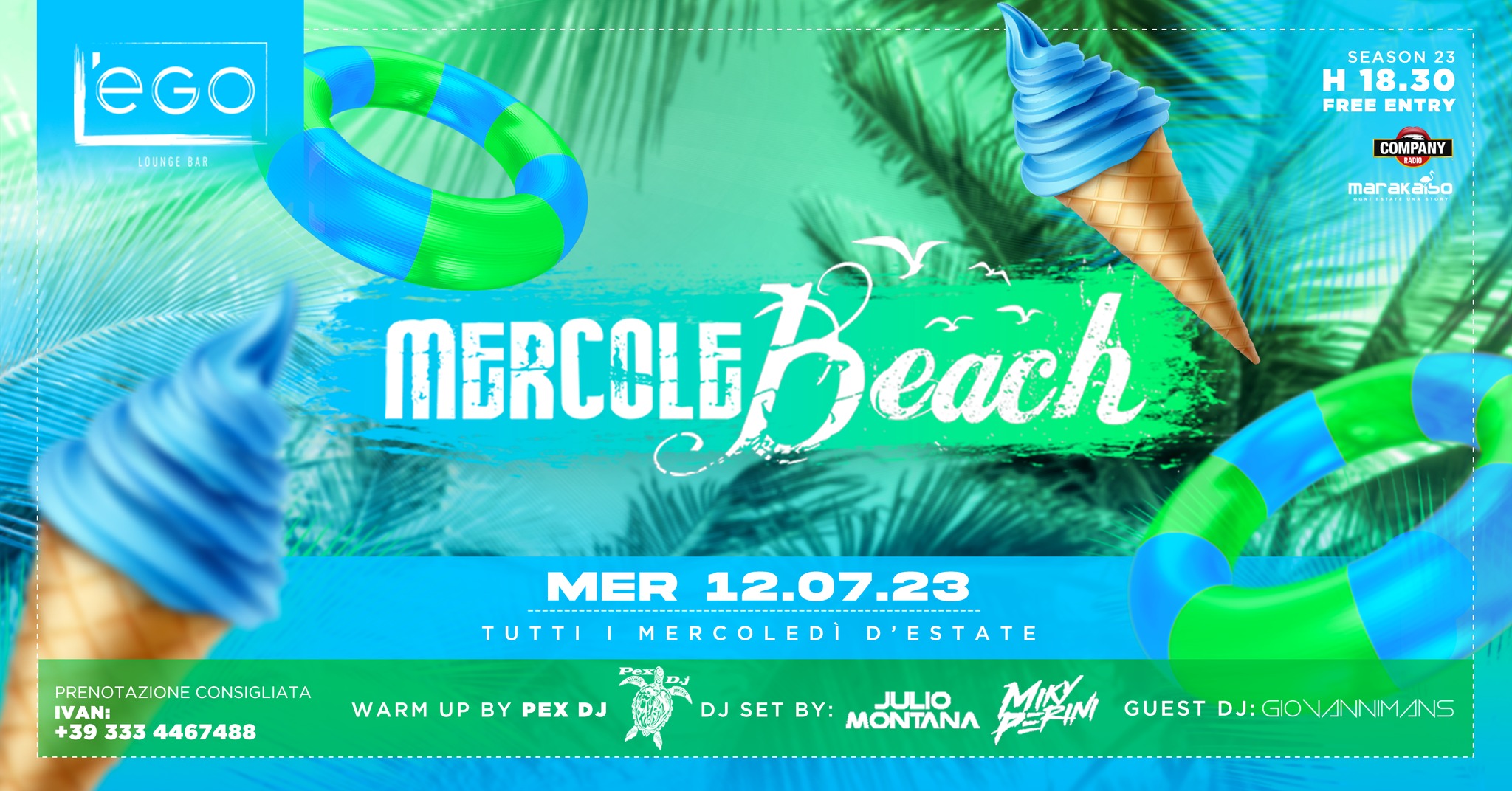 - Mercolebeach - 12 Luglio - Guest Dj: GIOVANNI MANS - - Mercolebeach - 12 Luglio - Guest Dj: GIOVANNI MANS - EventiFVG.it