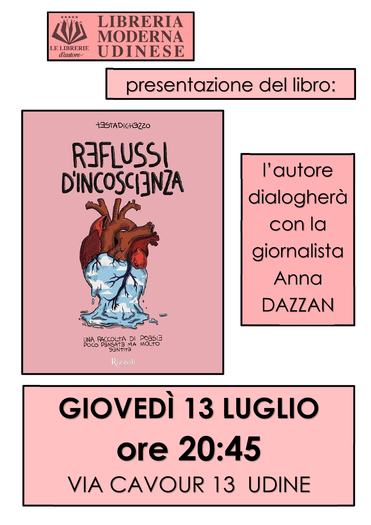Testadichezzo presenta: Reflussi d'incoscienza - EventiFVG.it