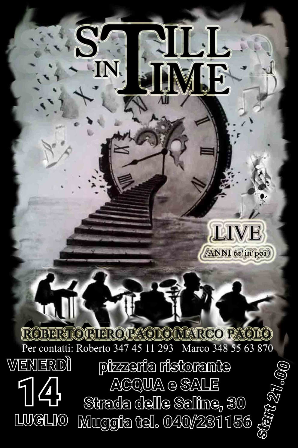 Still in Time Band live @Pizzeria Acqua e Sale - Still in Time Band live @Pizzeria Acqua e Sale - EventiFVG.it