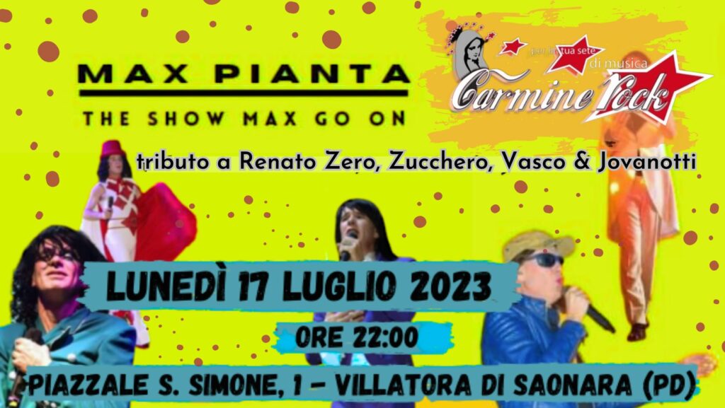 Max Pianta - Carmine Rock 17/07/2023 - EventiFVG.it