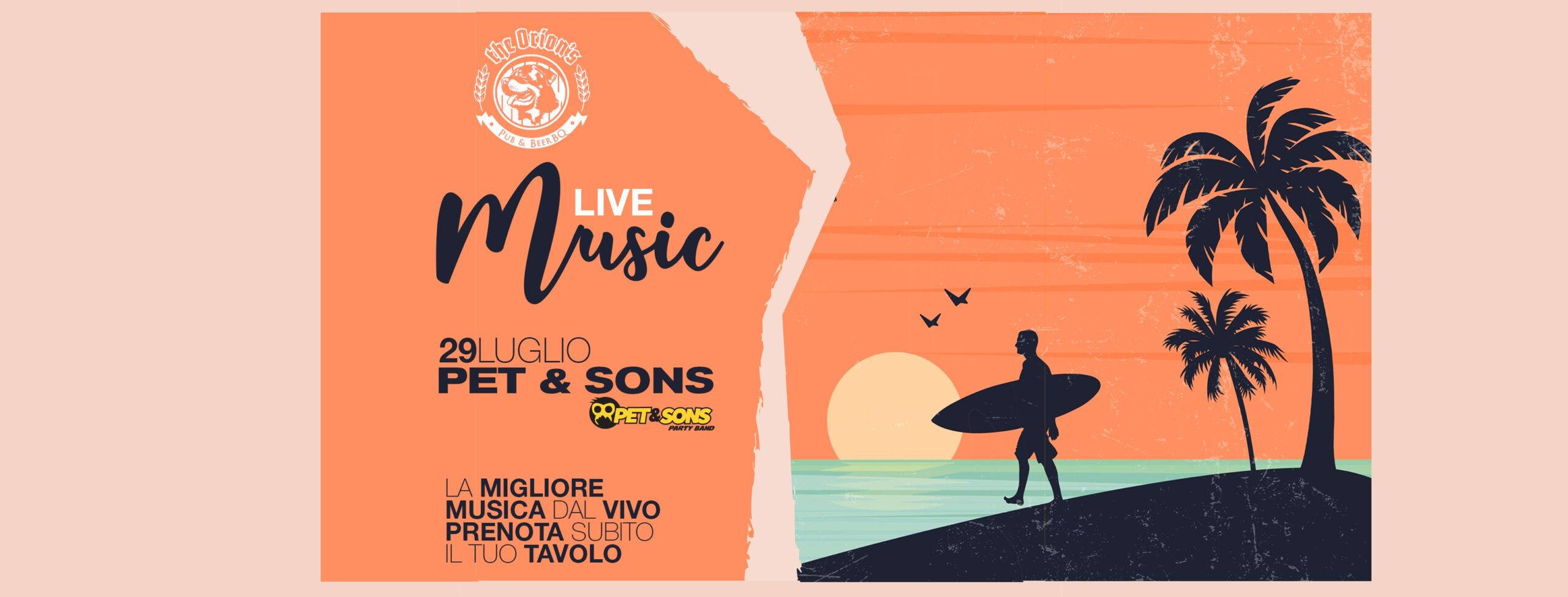 Pet&Sons al The Orion’s - Pub & Beer BQ - Sevegliano - Udine - EventiFVG.it