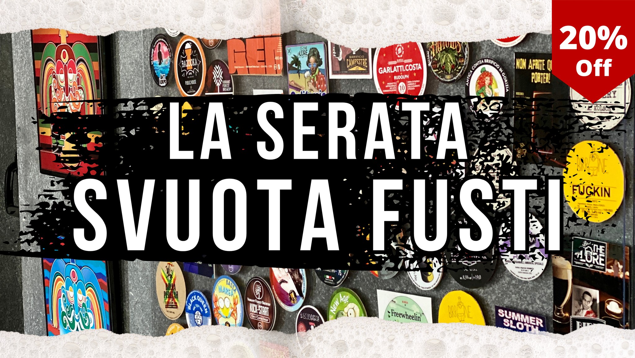 La serata Svuota Fusti: - 20% su tutte le birre 🍻 - EventiFVG.it