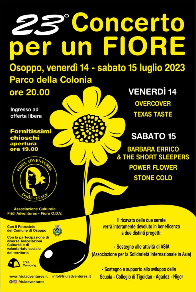 Barbara Errico & The Short Sleepers @ Concerto per un FIORE - EventiFVG.it