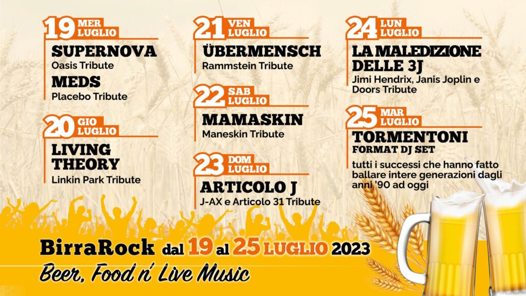 BirraRock - Festa della Birra e della Musica Live 2023 1 - BirraRock - Festa della Birra e della Musica Live 2023