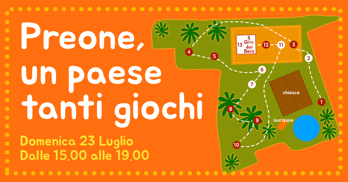 Preone, un paese tanti giochi - EventiFVG.it