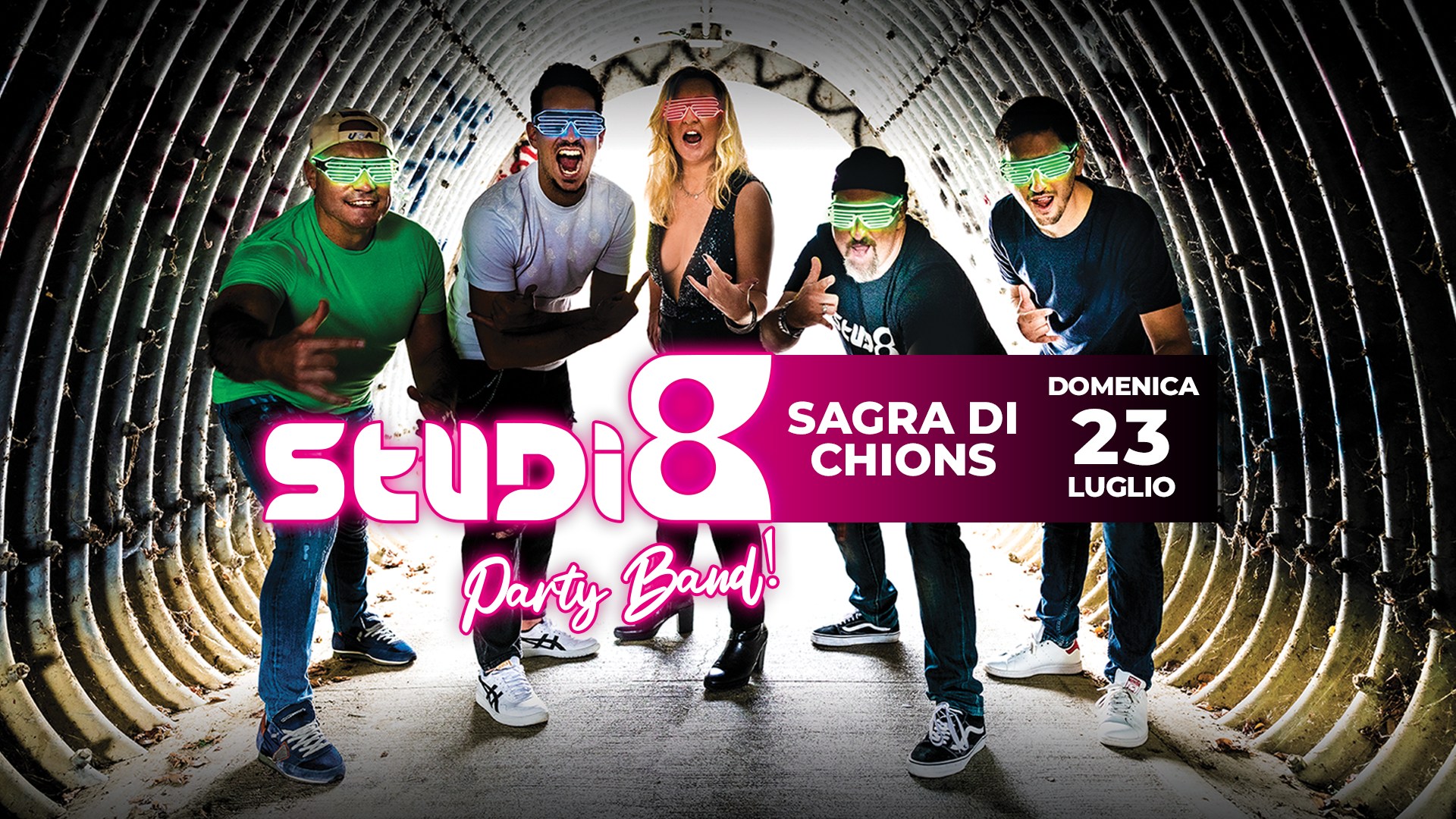 Studio8 Party Band @ SAGRA DI CHIONS (PN)