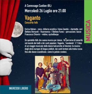 Vaganto @ RestArt nei cortili di Castion