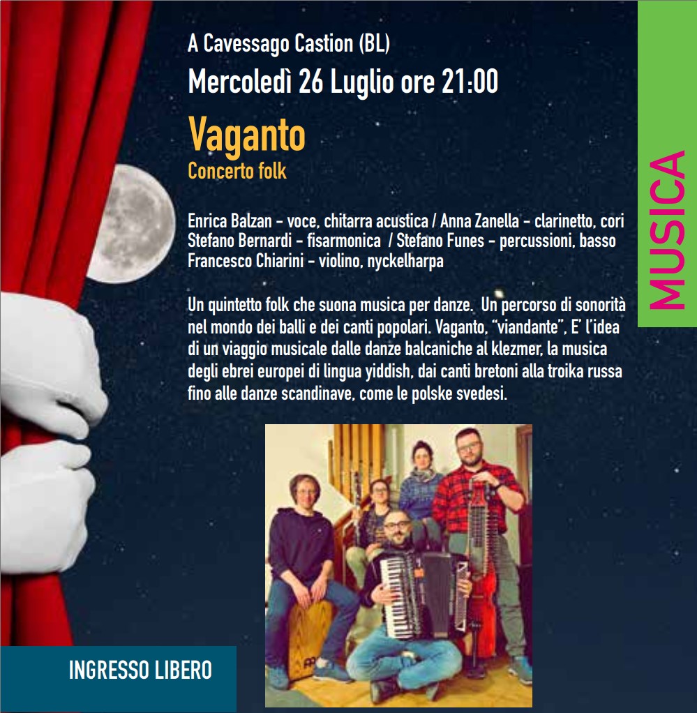 Vaganto @ RestArt nei cortili di Castion - Vaganto @ RestArt nei cortili di Castion - EventiFVG.it