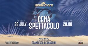 CENA SPETTACOLO | Live Show by Francesco Bernardini