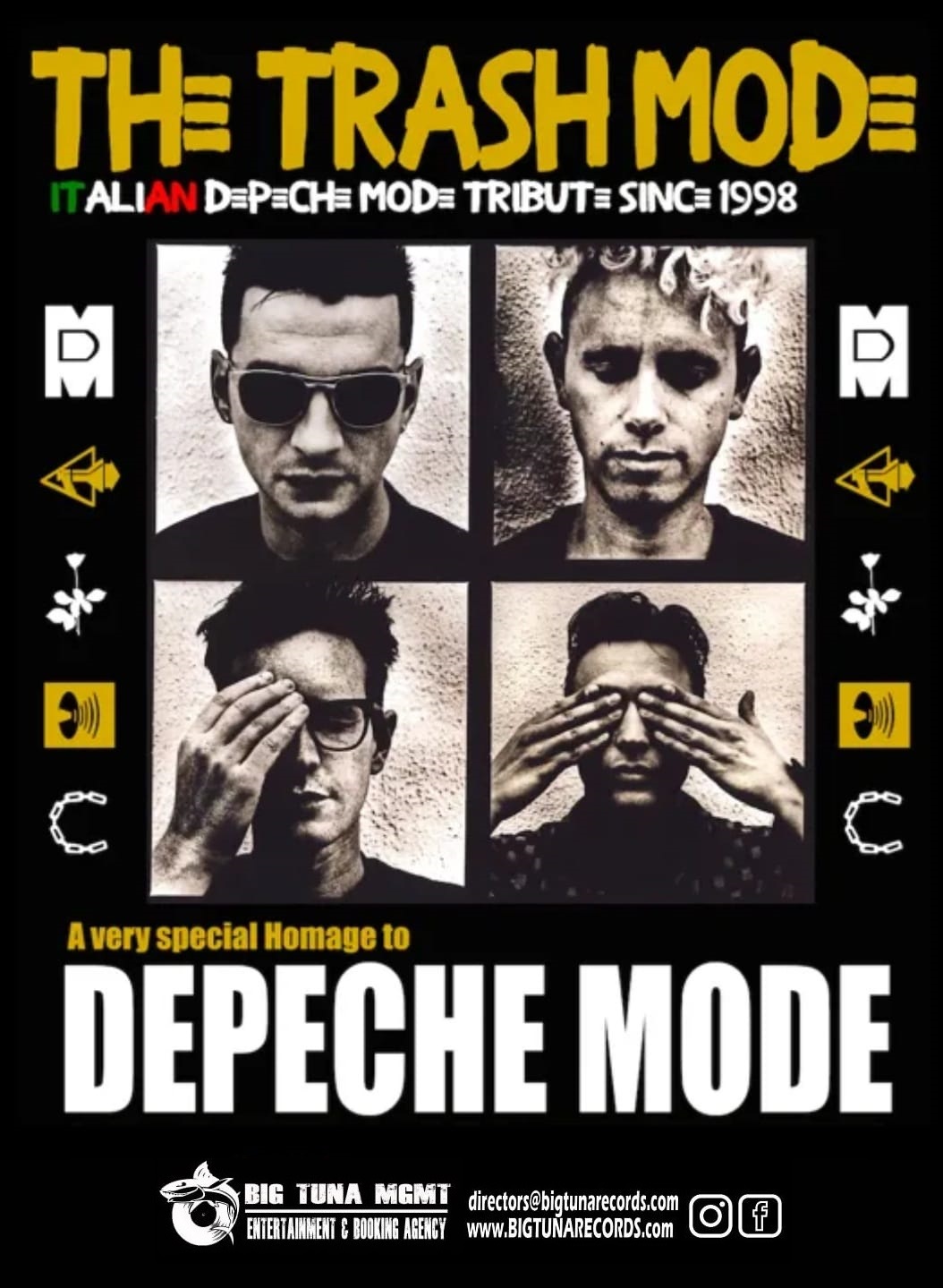 THE TRASH MODE - DEPECHE MODE TRIBUTE live@BIRRERIA PISANI, VIGONZA (PD) - EventiFVG.it