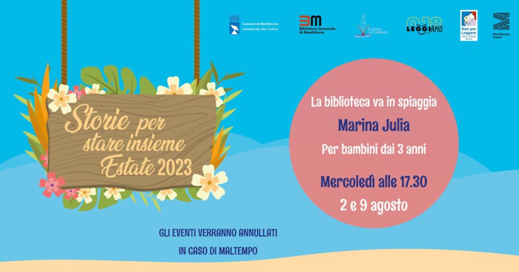 Storie per stare insieme - La biblioteca va in spiaggia - EventiFVG.it