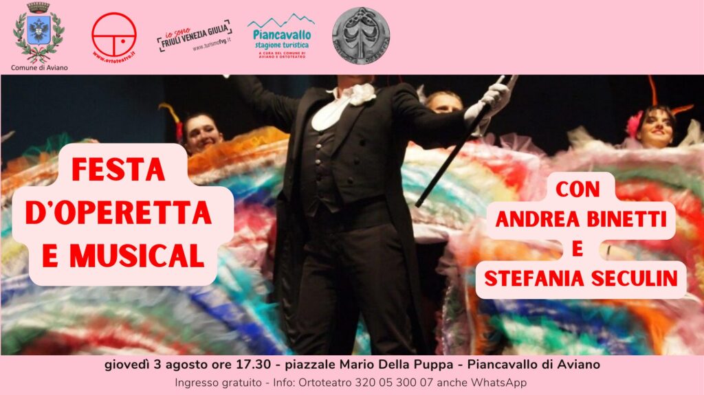 A Piancavallo FESTA D'OPERETTA E MUSICAL - A Piancavallo FESTA D'OPERETTA E MUSICAL - EventiFVG.it