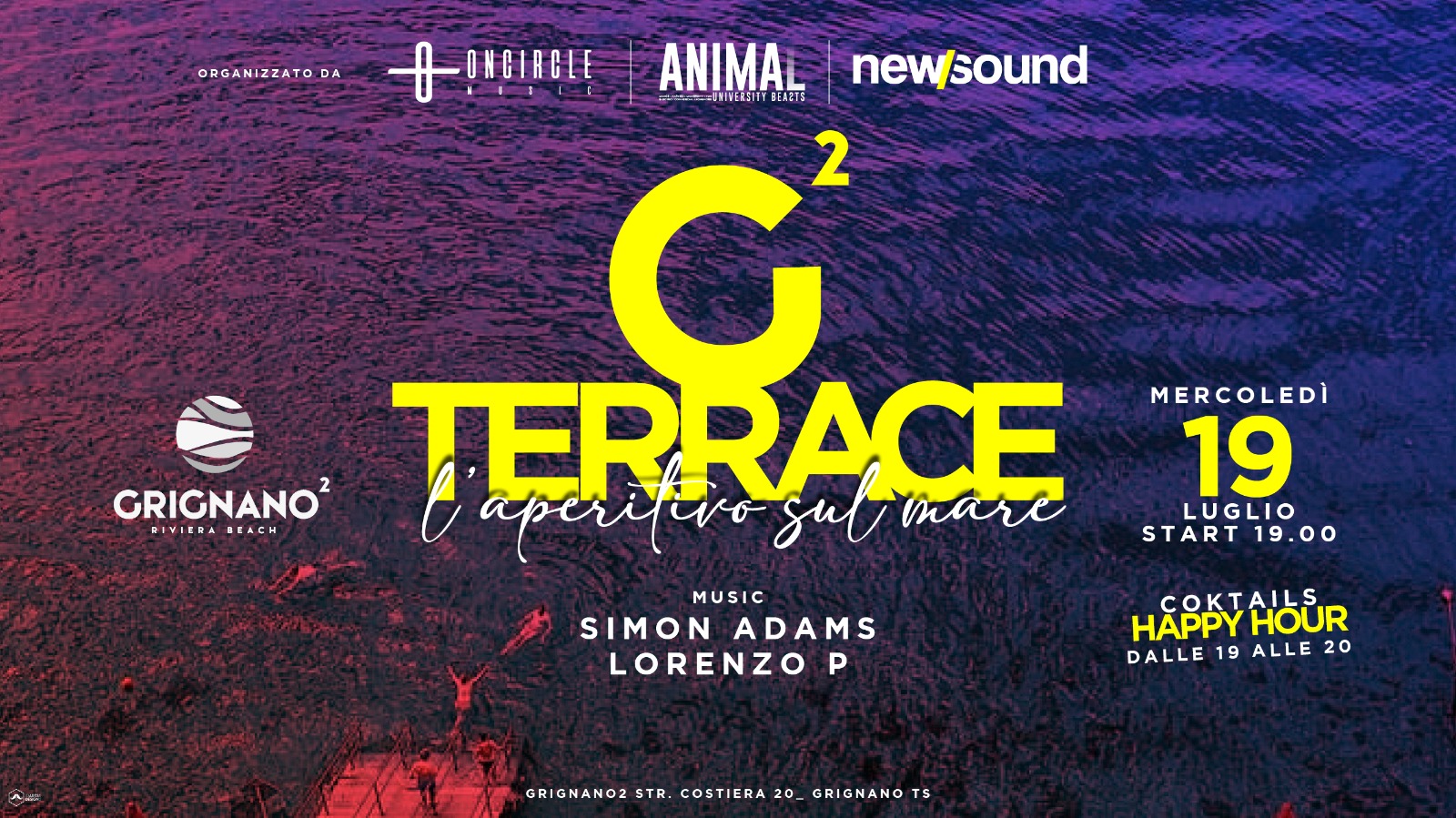 G2 Terrace L'aperitivo Sul Mare - G2 Terrace L'aperitivo Sul Mare - EventiFVG.it