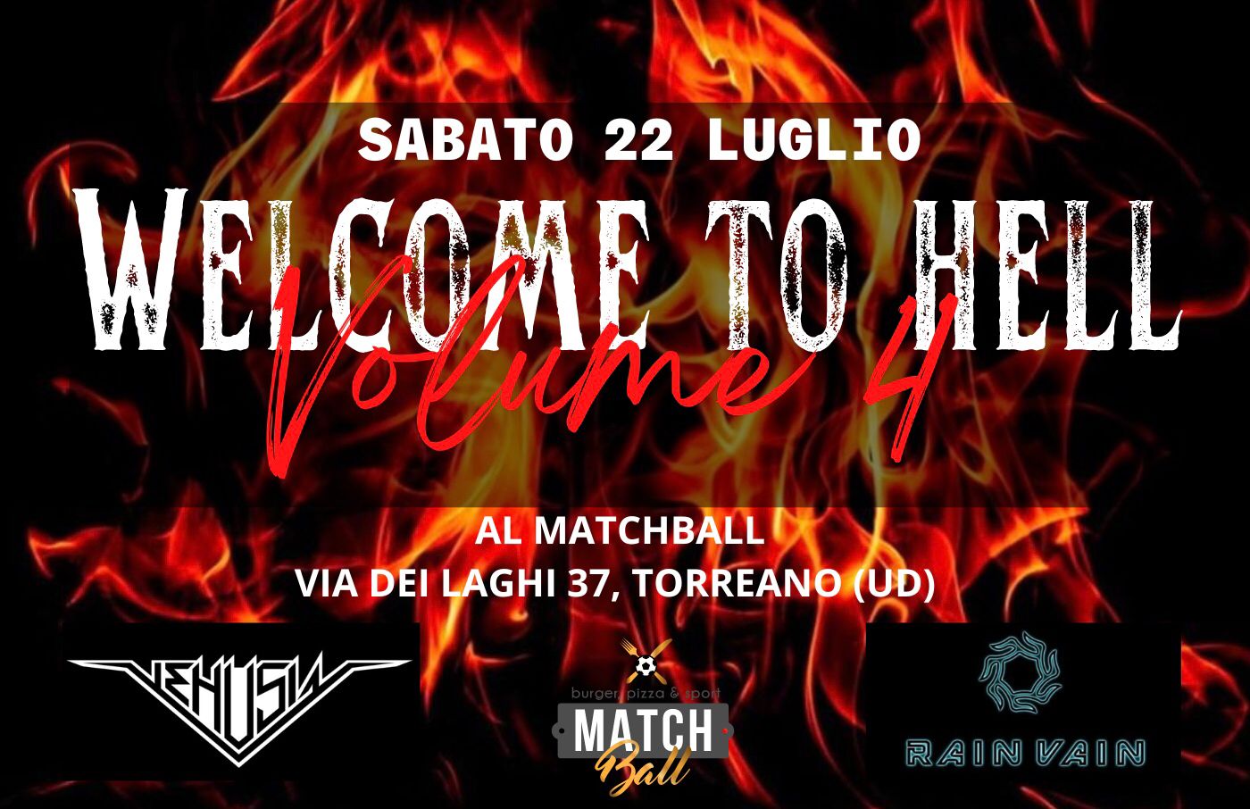 Venusia+RainVain live @Matchball - EventiFVG.it