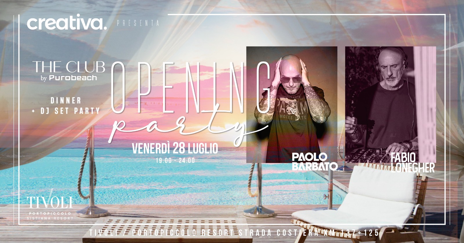 PortoPiccolo Opening Party // TheClub by PuroBeach - EventiFVG.it