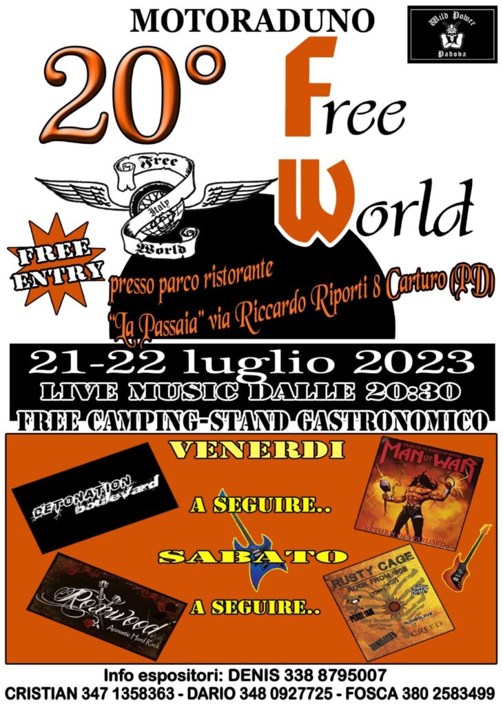 20° Moto Raduno FREE WORLD - 20° Moto Raduno FREE WORLD - EventiFVG.it