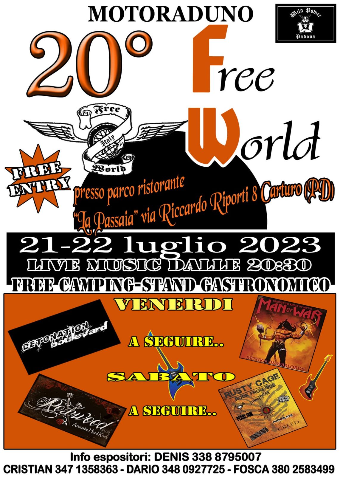 20° Moto Raduno FREE WORLD - 20° Moto Raduno FREE WORLD - EventiFVG.it