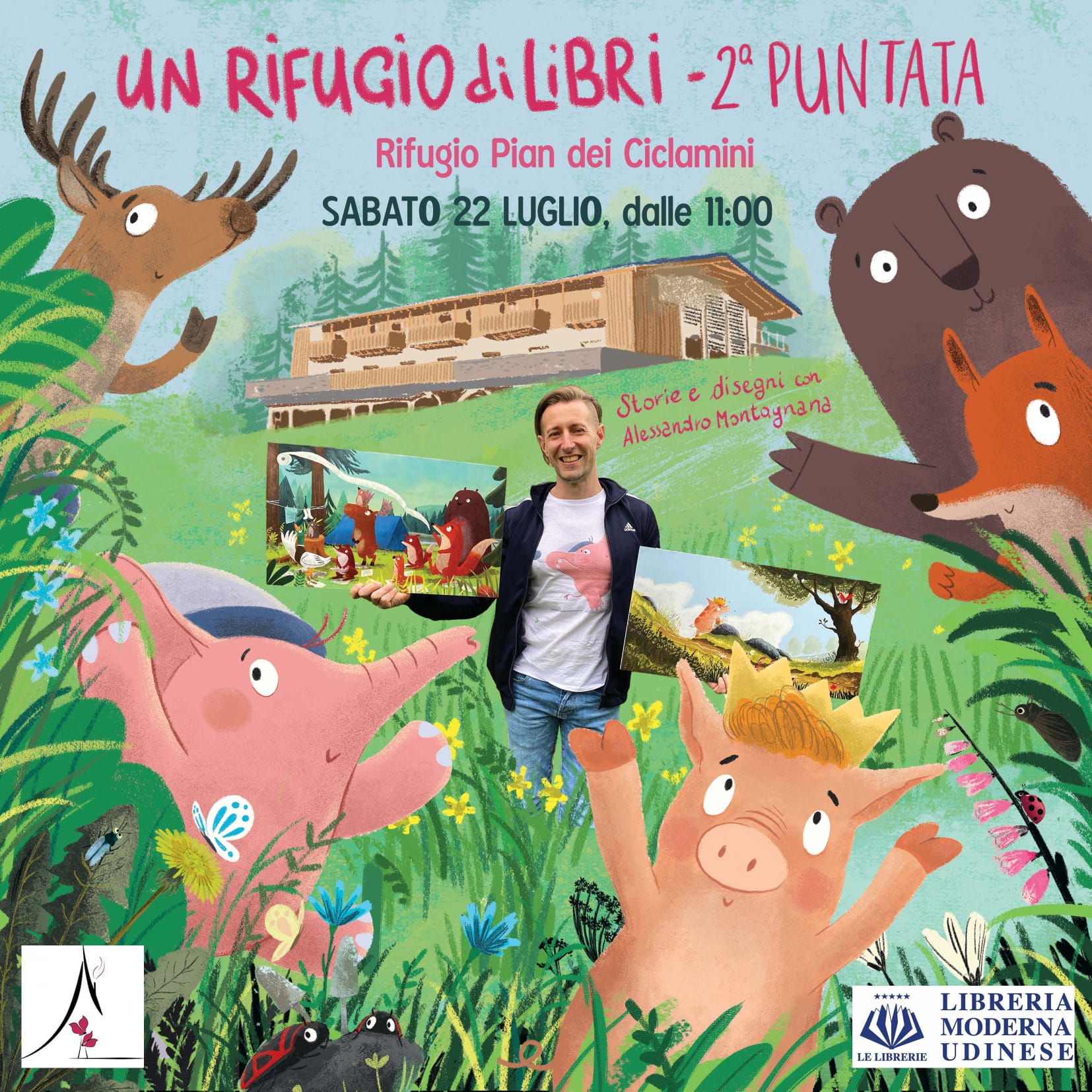 Un Rifugio di Libri - Storie e Disegni con Alessandro Montagnana - Un Rifugio di Libri - Storie e Disegni con Alessandro Montagnana - EventiFVG.it