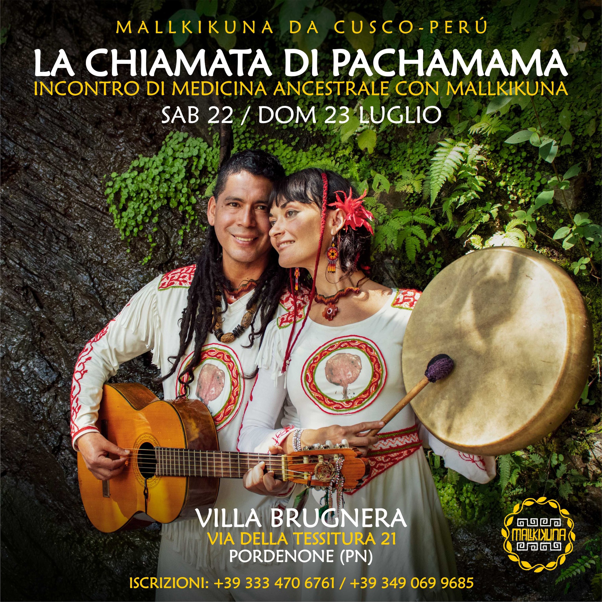 LA CHIAMATA DI PACHAMAMA a Pordenone - Incontro Medicina Ancestrale con Mallkikuna a Villa Brugnera - EventiFVG.it