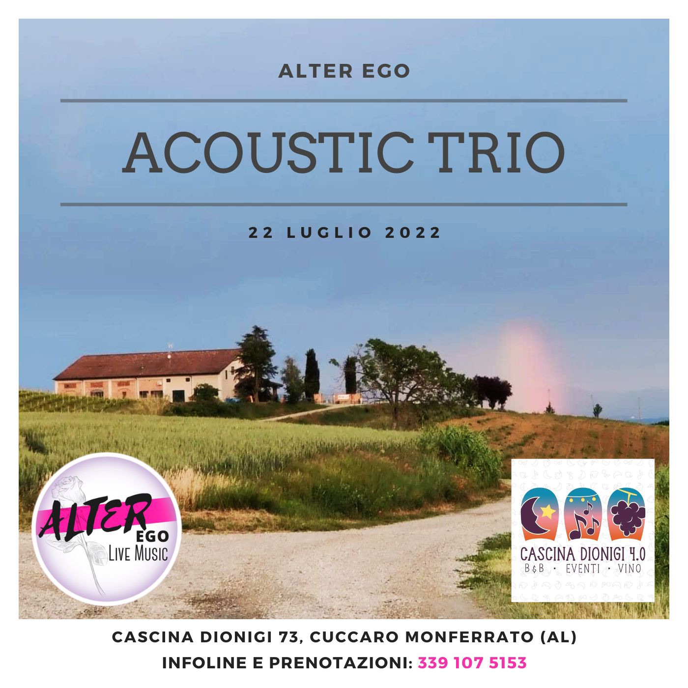 Alter Ego a Cascina Dionigi 4.0 - EventiFVG.it