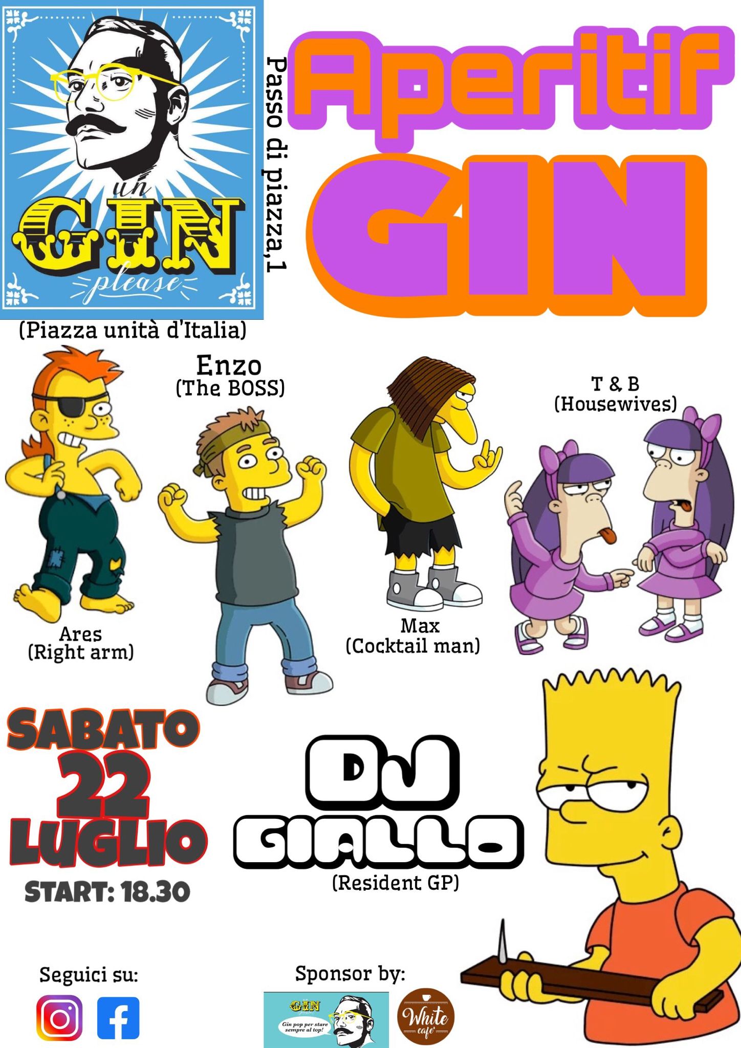 APERITIF GIN by DJ GIALLO 🟡 - EventiFVG.it