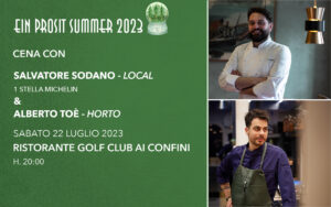 Salvatore Sodano e Alberto Toè cena a quattro mani – Sabato 22 luglio ore 20:00