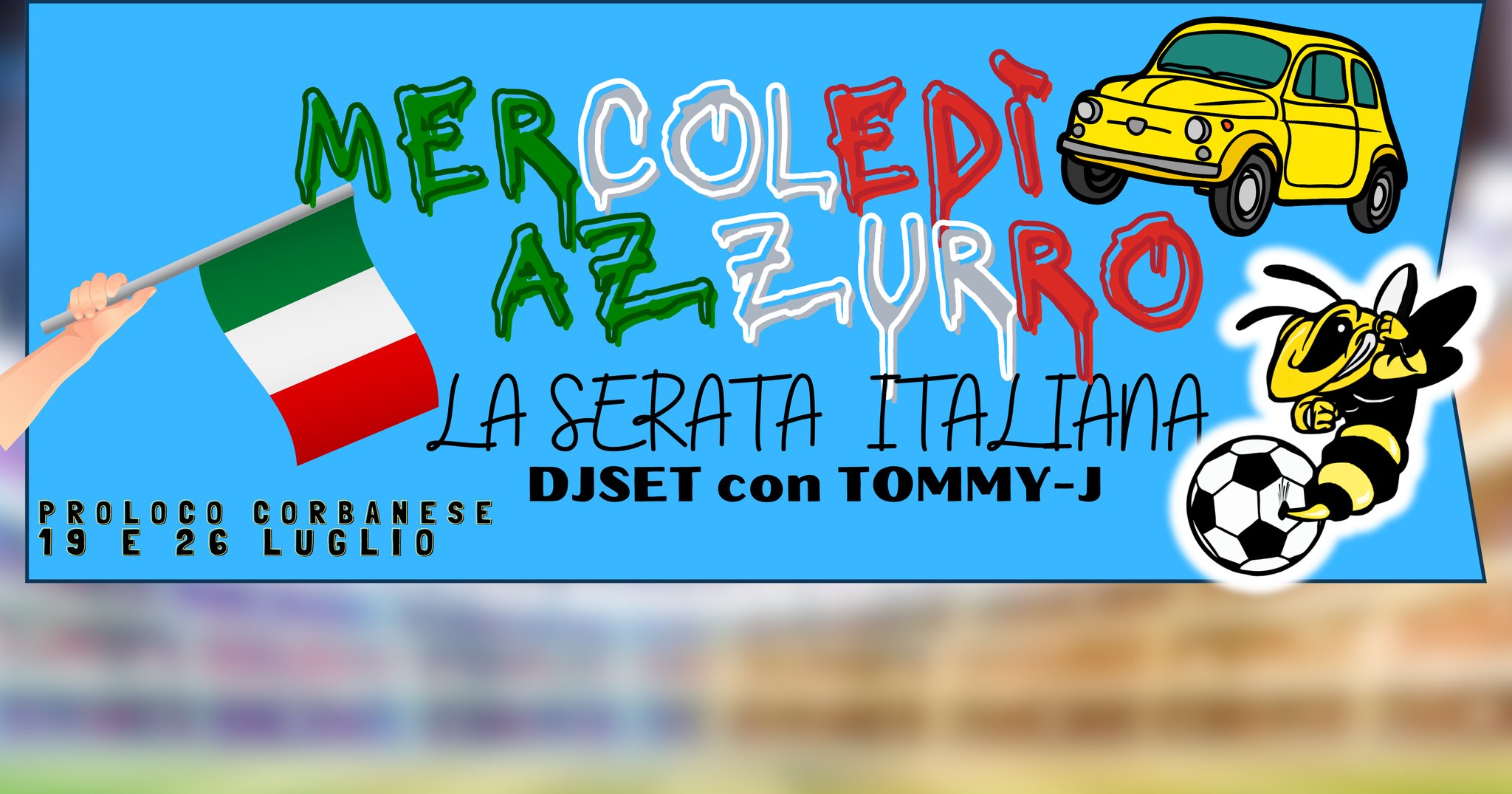 MERCOLEDì AZZURRO - LA SERATA ITALIANA con DJSET TOMMY-J - MERCOLEDì AZZURRO - LA SERATA ITALIANA con DJSET TOMMY-J - EventiFVG.it