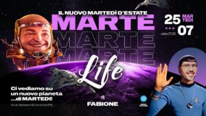 MARTE, il nuovo Martedì – al LIFE Cordenons (Pn) – con Dj FABIONE 🖖🏻