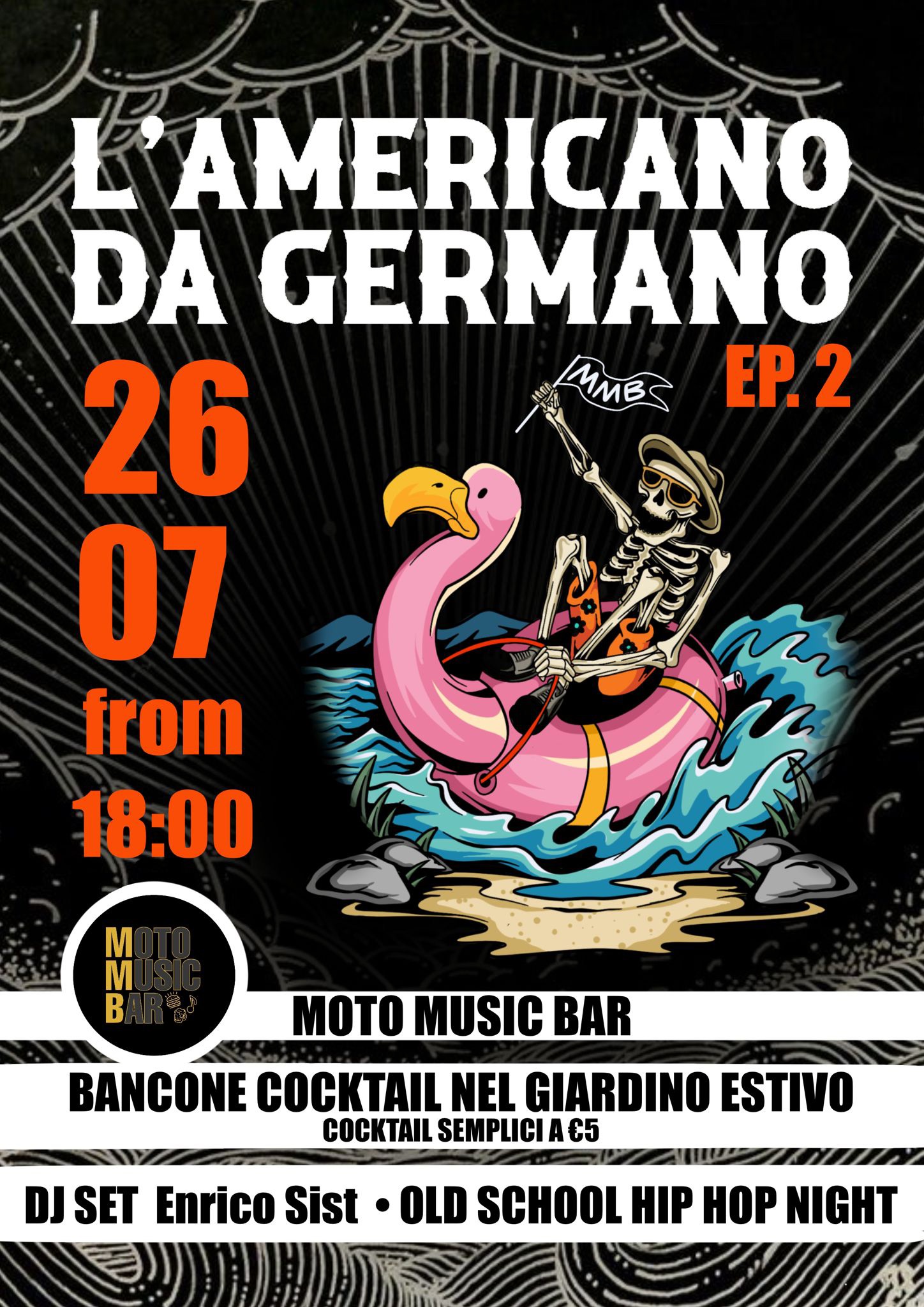 L’AMERICANO DA GERMANO EP.2 W/ @ENRICO SIST DJ •OLD SCHOOL HIP HOP NIGHT• - L’AMERICANO DA GERMANO EP.2 W/ @ENRICO SIST DJ •OLD SCHOOL HIP HOP NIGHT• - EventiFVG.it
