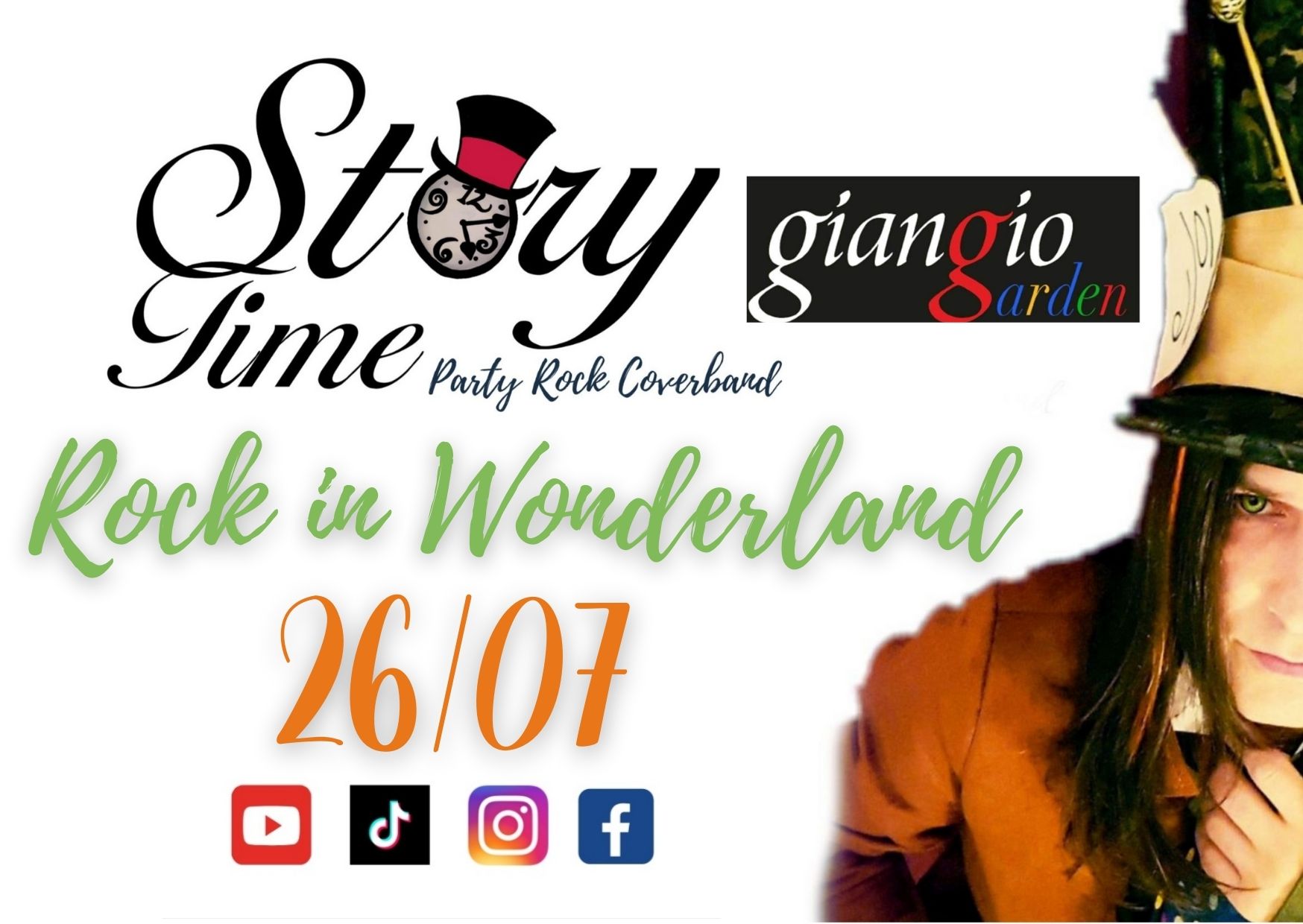 Rock in Wonderland - Storytime @Giangio's Garden - Rock in Wonderland - Storytime @Giangio's Garden - EventiFVG.it