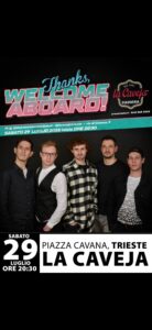 “Thanks, Welcome Aboard!” Piazza Cavana, La Caveja